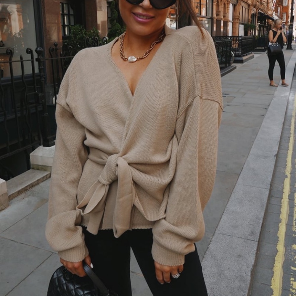 Lorna Luxe wrap sweater